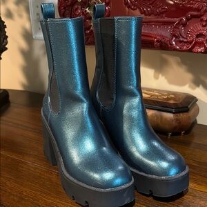 Madden Girl teal boots
